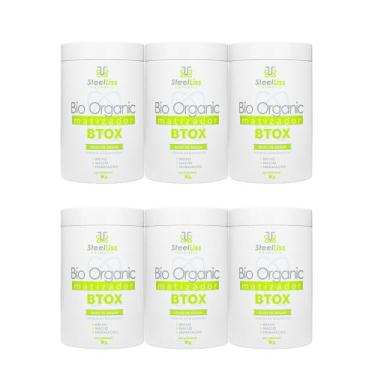 Imagem de 6 Btox Capilar Redutor Matizador Organic - Atacado - Steel Liss Cosmet