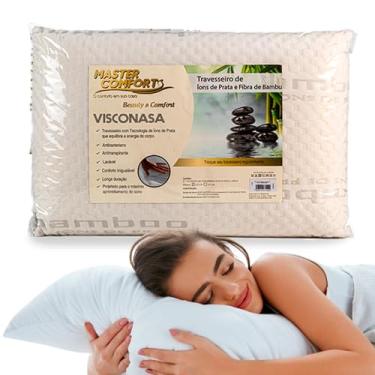 Imagem de Travesseiro Nasa Íons de Prata Suporte Alto | Master Comfort