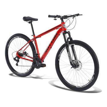 Imagem de Bicicleta Aro 29 Sutton Extreme 21V Shimano Freio a Disco Quadro de Alumínio 21 Marchas com Suspensão Com Trava e Regulagem