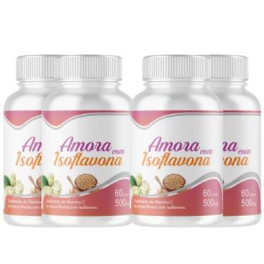 Imagem de Kit 240 Cápsulas Amora Com Isoflavo na e Vitamina C - NS SUPLEMENTOS