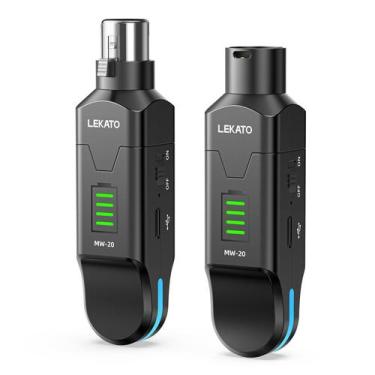 Imagem de Sistema de microfone sem fio LEKATO MW-20 2,4 GHz com 48V Phantom