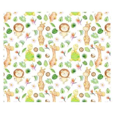 Imagem de Papel de Parede Adesivo Infantil Safari Quarto Menino Menina - 626pcm 