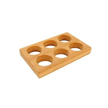 Imagem de Porta Ovos Bancada Bambu Ecokitchen 17 cm Mimo Style BM22384