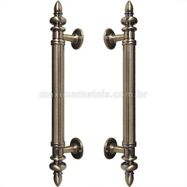 Imagem de Puxador Duplo Porta Pivotante Correr Genova 295 Mm Bronze