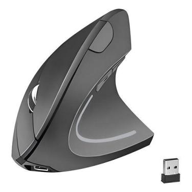 Imagem de Mouse Vertical Ergonômico S/ Fio Previne Tendinite Altomex