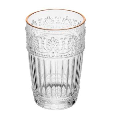 Imagem de Copo Mauve com Fio de Ouro 350ml de Cristal Ecológico Wolff