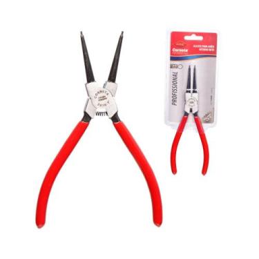 Imagem de Alicate para Anéis Interno Reto 7 Pol Crv - Corneta Prof Aço - ETILUX