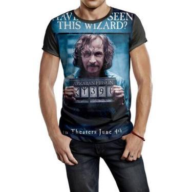 Imagem de Camiseta Masculina Harry Potter Ref:210 - smoke, Preto, P