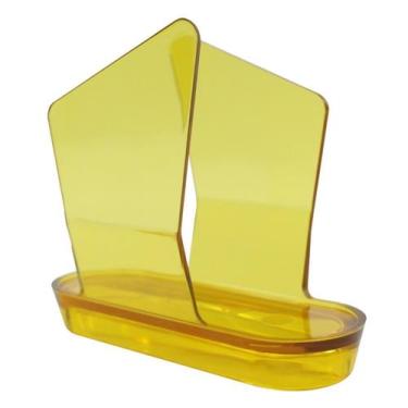 Imagem de Porta Guardanapo Colorido Translúcido Suporte Guardanapos Pequenos Org