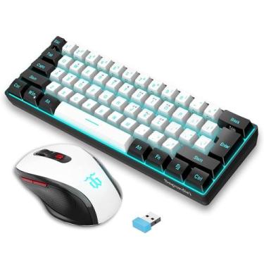 Imagem de Combinação de teclado e mouse para jogos sem fio Snpurdiri 2.4G