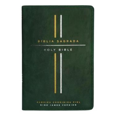 Imagem de Bíblia Bilíngue, Português (ACF) - Inglês (KJV) - Couro Soft, Leitura 