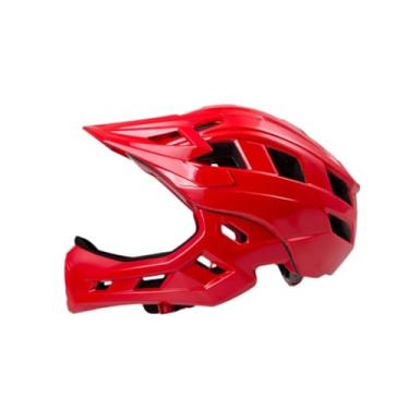 Imagem de Vaveren Capacete de Bicicleta para Crianças, Modelo Ajustável, Ideal para Ciclismo E Skate, Vermelho