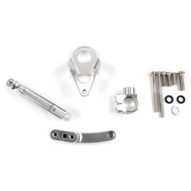 Imagem de Suporte estabilizador de amortecedor de direção Arashi para Suzuki Hayabusa GSXR 1300 GSX1300R 1998-2020 Gen 1 2, peças de acessórios de motocicleta prata