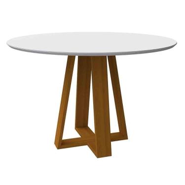 Imagem de Mesa Vitória 100X100Cm - Ypê/Off White