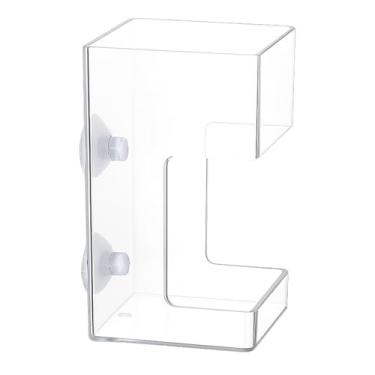 Imagem de Bandeja de alimentação para aquário de peixes, alimentador de peixes, prato de aquário com ventosa de 9 x 6 cm, dispensador de recipiente de anel de alimentação para tartaruga de camarão