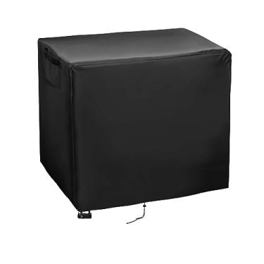 Imagem de Jungda Capa de mesa de preparação ao ar livre, capa de carrinho de preparação de aço inoxidável impermeável de 76 cm, cobertura de mesa para churrasqueira para cozinha ao ar livre - 76 x 76 x 89 cm