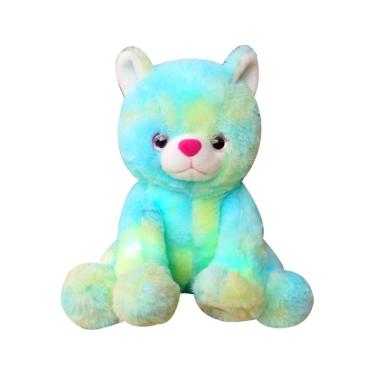 Imagem de Boneca de brinquedo de pelúcia Luminous Cat 25 cm para presente infantil