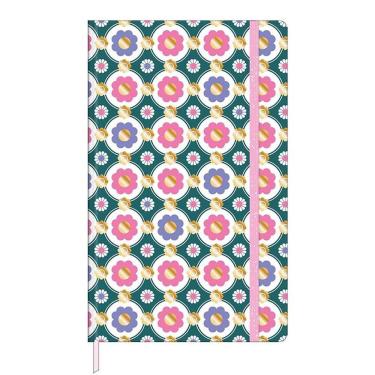 Imagem de Caderno Sem Pauta Fitto Trend Sketchbook Costurado 80 Folhas Margaridas - Tilibra