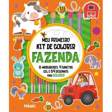 Imagem de Livro - Fazenda - Kit de atividades com marcadores e canetas perfumada