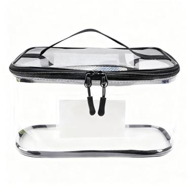 Imagem de Yosoo Grande Saco de Armazenamento de Brinquedos Transparente, Crianças Em Pvc à Prova de água Brincam Com Alças Reforçadas, para Brinquedos de Pelúcia de Bonecas de (Transparente)