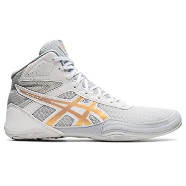 Imagem de ASICS T nis de luta livre masculino Matflex 6, Cinza gelo/ouro puro, 6.5