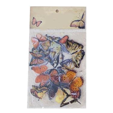 Imagem de CUOFYUNL 40 folhas de adesivos de borboleta vintage autoadesivos para animais de estimação adesivo de borboleta para notebooks de scrapbook