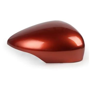 Imagem de Asa de cobertura para Fiesta 2009-2016 Espelho retrovisor carcaça asa porta lateral capa colorida pintada tampas de espelho de asa (laranja G)