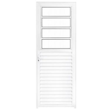 Imagem de Porta basculante branca esquerda 2,10 x 0,60 - ALFA ESQUADRIAS