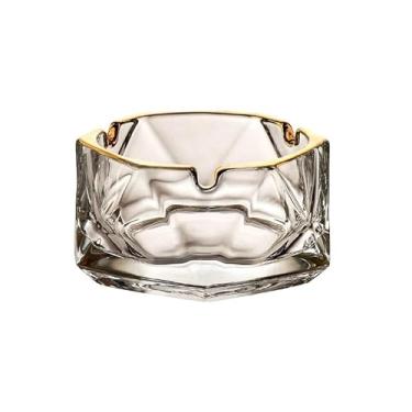 Imagem de Cinzeiro de vidro criativo casa sala de estar grande cinzeiro escritório KTV hotel restaurante bar bandeja de fumaça dedicada (3)