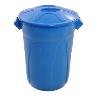 Imagem de Cesto Lixeira Plastico Tipo Balde 60l Azul - jsn