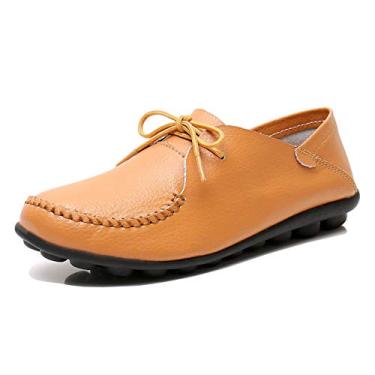 Imagem de VenusCelia Mocassim feminino Diverse Daily Flat, Tan, 9