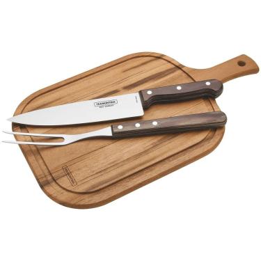 Imagem de Kit para Churrasco Polywood 3 Peças - Tramontina