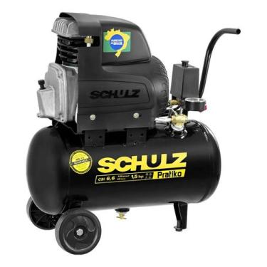 Imagem de Compressor De Ar 20l 1,5hp 120lbf Mono Pratiko Csi6,6 Schulz