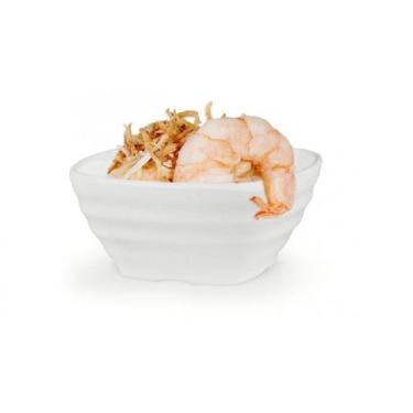 Imagem de Tigela Quadrada Estriada 225ml em Melamina Finger Food - Best