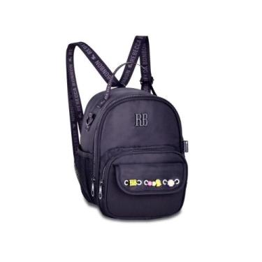 Imagem de Lancheira Térmica 2 Em 1 Beaded Fun Preta - Rebecca Bonbon - Rebecca B