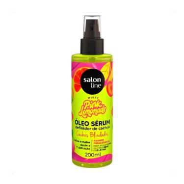 Imagem de Óleo Sérum Capilar Multy Pink Lemonade Definidor De Cachos 200ml Salon