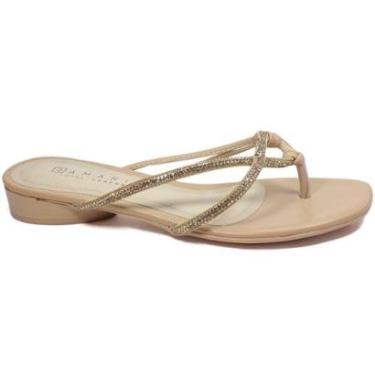 Imagem de Chinelo Rasteira Ramarim Caqui Feminino 24-23206-Feminino