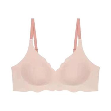 Imagem de Sutiã Feminino Confortável Sem Costura Com Suporte Ajustável, Modelo F