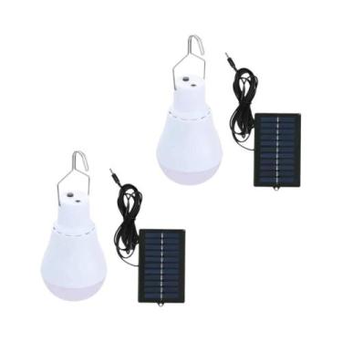 Imagem de Lâmpada LED Portátil Solar Recarregável Para Camping, Pesca Noturna E 