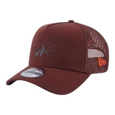 Imagem de Boné New Era 940A-Frame Mountain Graphic Marrom Masculino-Masculino