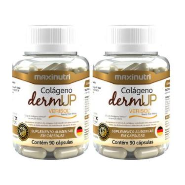Imagem de Kit 2 Colágeno DermUp Verisol + Vitaminas 90 Cápsulas Maxinutri