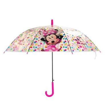 Imagem de Guarda chuva transparente minnie 74x90cm - disney