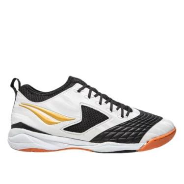 Imagem de Chuteira Masculina Futsal Penalty Max 1000 Ecoknit 124223134, Branco, 