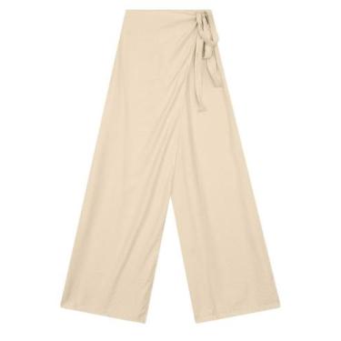 Imagem de Calça feminina envelope sarjada Essendi -Natural, Natural, XXG