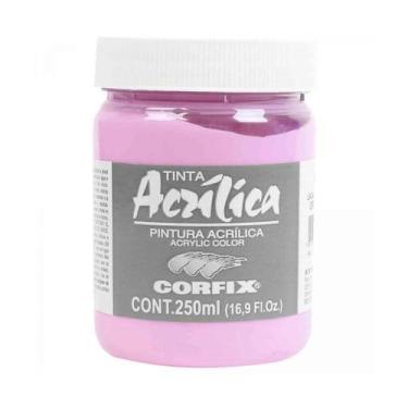 Imagem de Tinta Acrilica p/ Tela 250ml Corfix G1 Laca Orquidea - 106