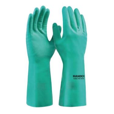 Imagem de Luva Nitrílica Com Forro Hand Pro Nitril Handex, 7/P