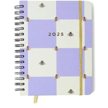 Imagem de Agenda Planner Wire-o 2025 MELISSA Casa das Abelhas Lilás - CICERO