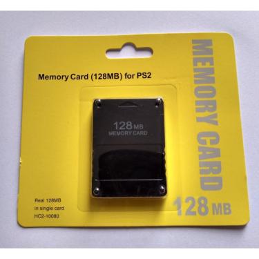 Imagem de Memory Card Ps2 128 mb compatível com playstation 2 fat e slim