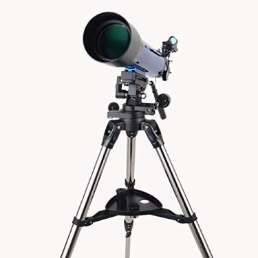 Imagem de Telescópios para adultos, telescópios telescópio espacial monocular HD ao ar livre telescópio refrator astronômico com 5X24 Finder Scope Double the comfort