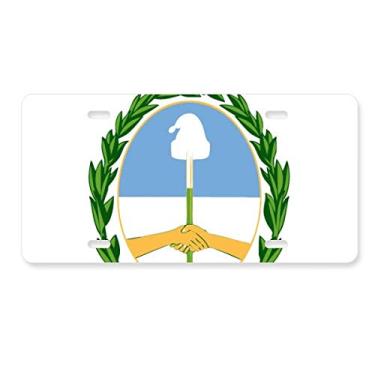 Imagem de DIYthinker Placa de licença com emblema nacional de Buenos Aires Argentina em aço inoxidável